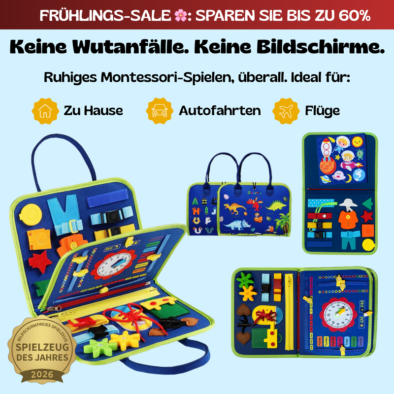 TibaToes™ Montessori-Aktivitätsbrett