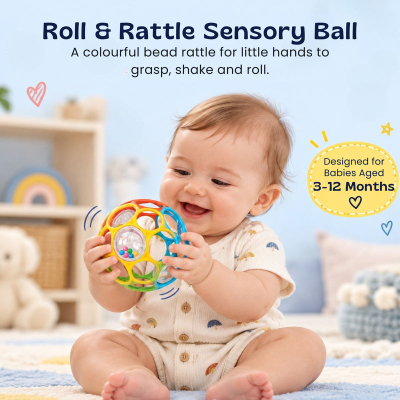 TibaToes™ RainbowRoll Baby Sensory Ball