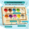 TibaToes™ MagniSort Color Maze Board