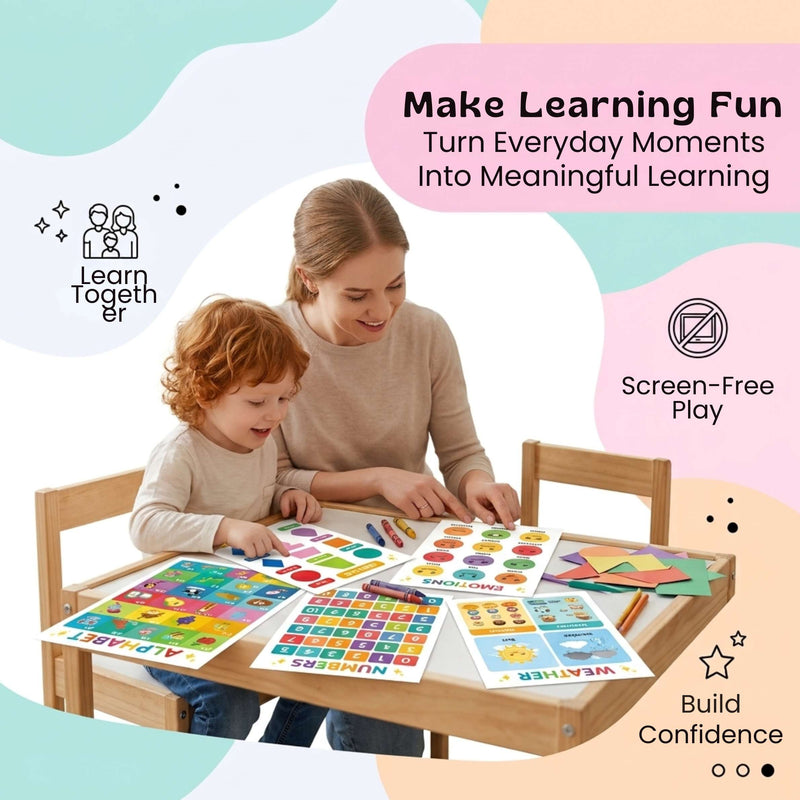 TibaToes™ LearnBright Educational Poster Set