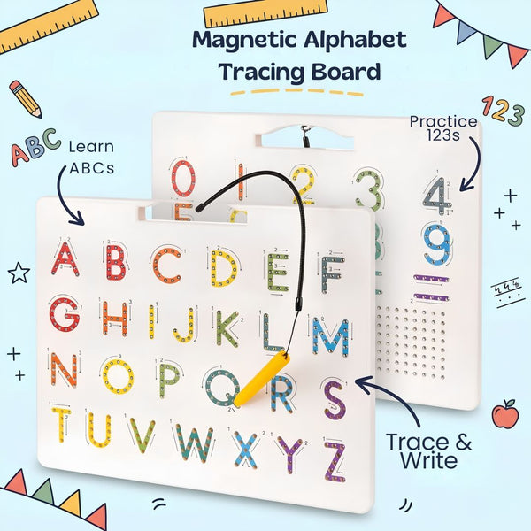 TibaToes™ Magnetic Alphabet Tracing Board