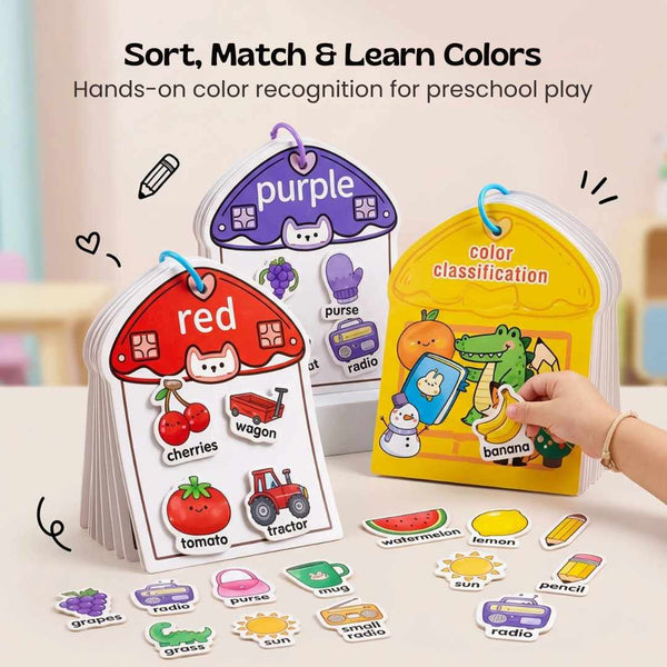 TibaToes™ Color Match Sticker Book