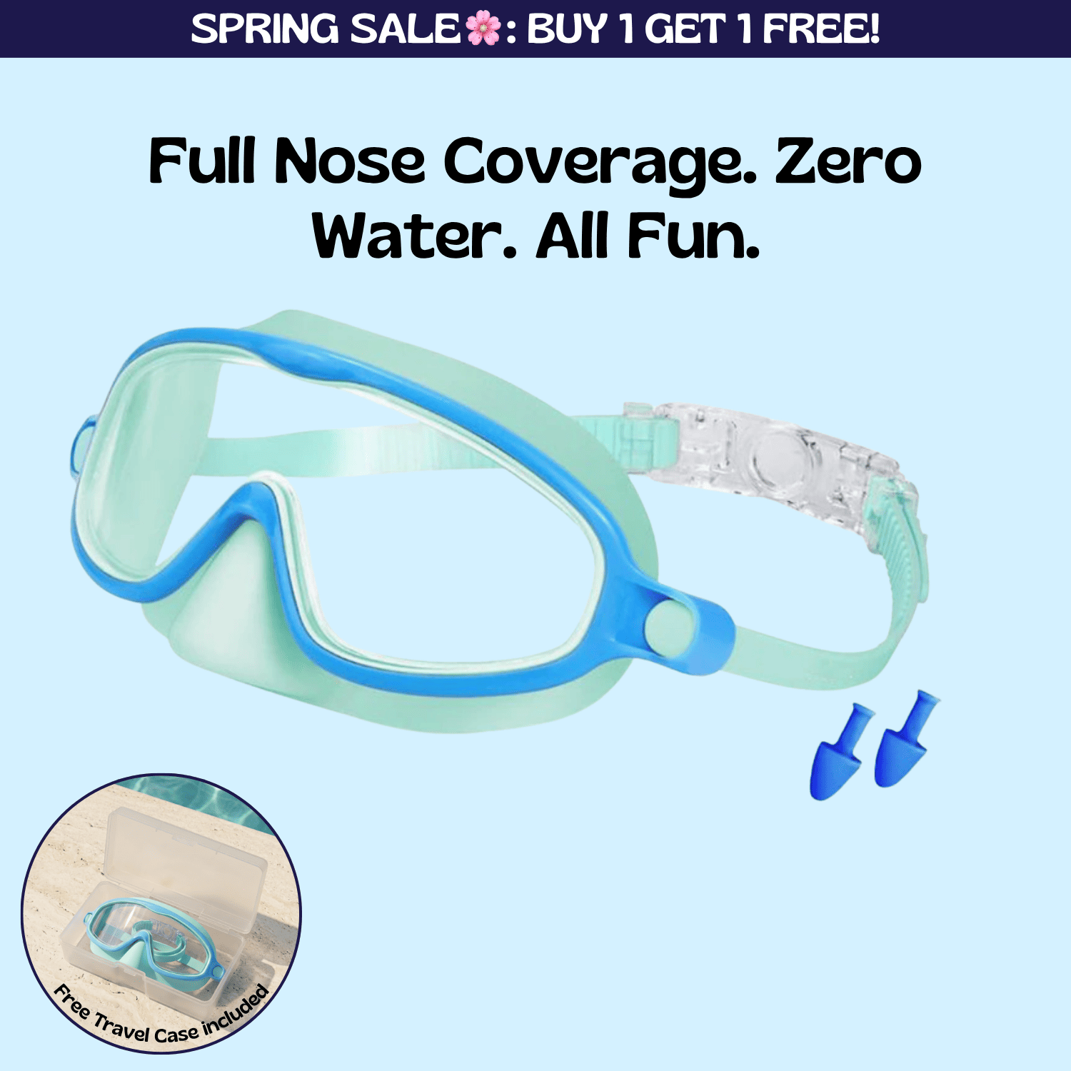 TibaToes™ Clip-On Swim Goggles