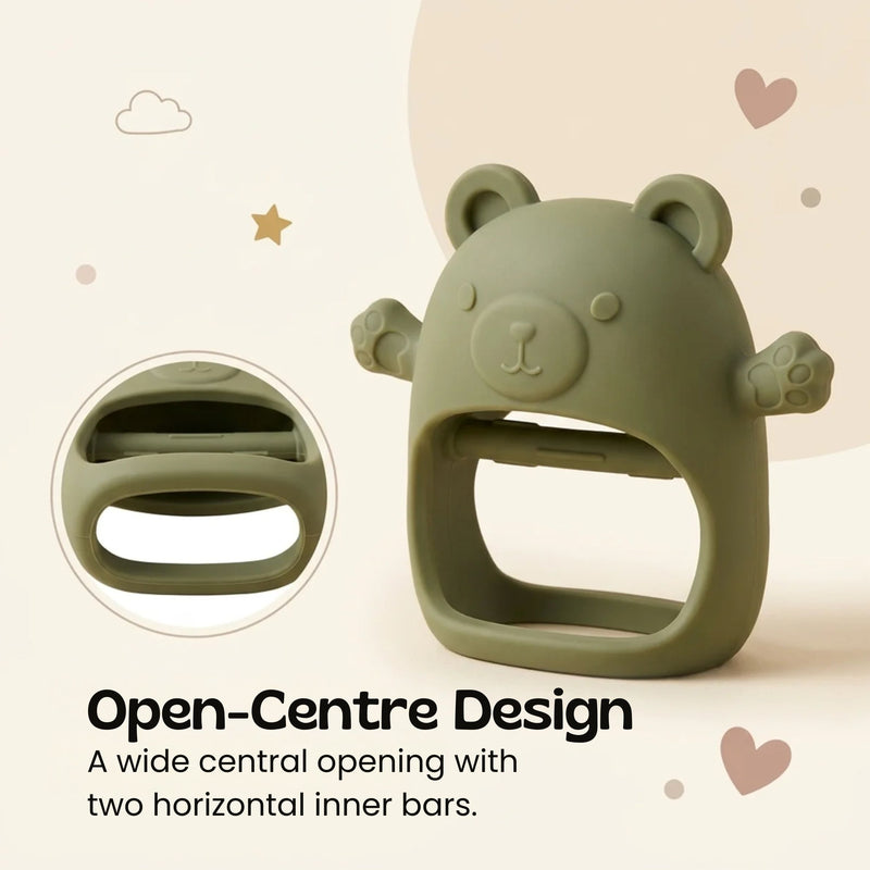 TibaToes™ BearBite Silicone Baby Teether