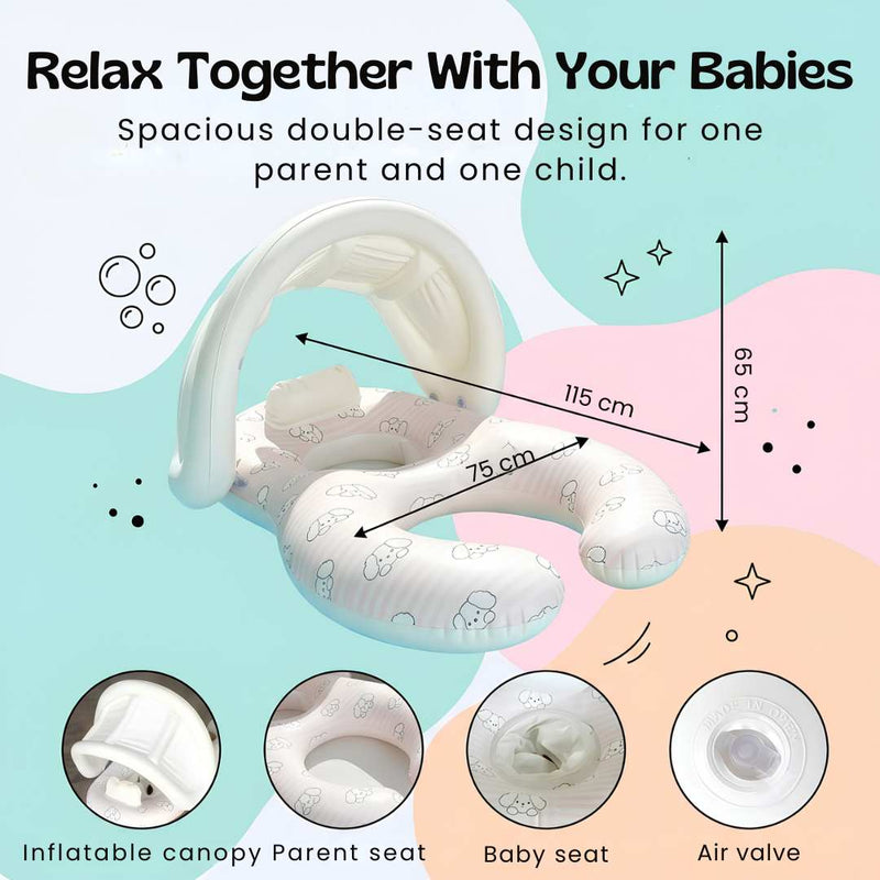 TibaToes™ TogetherFloat Parent & Child Pool Lounger