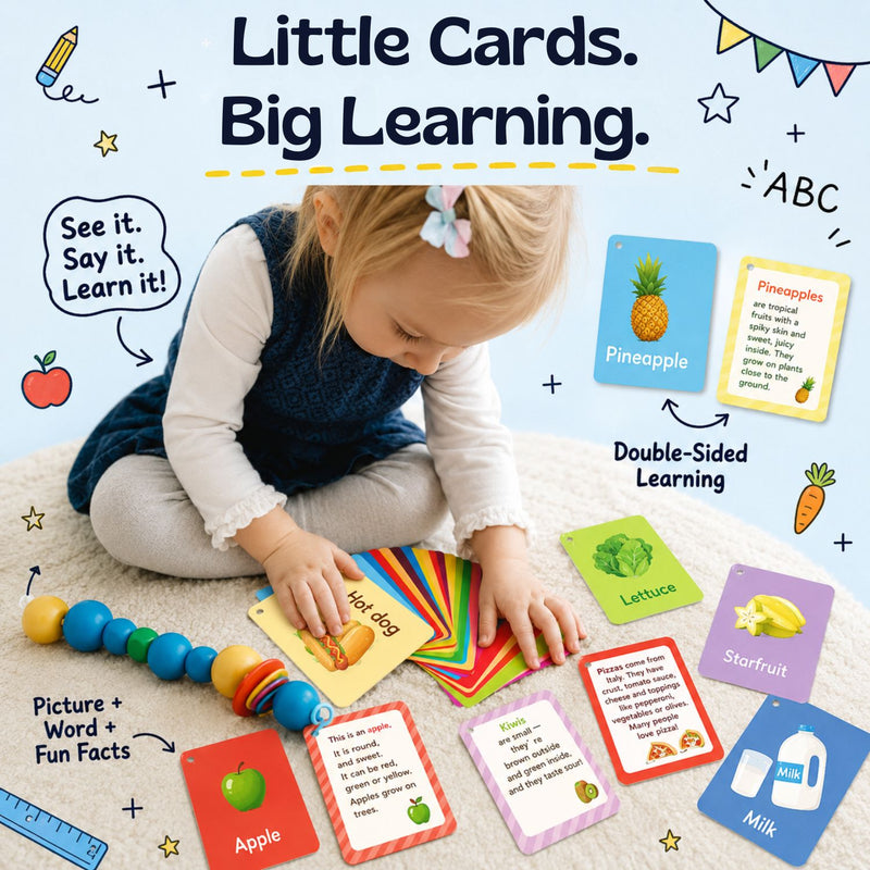 TibaToes™ Food Friends Flashcards