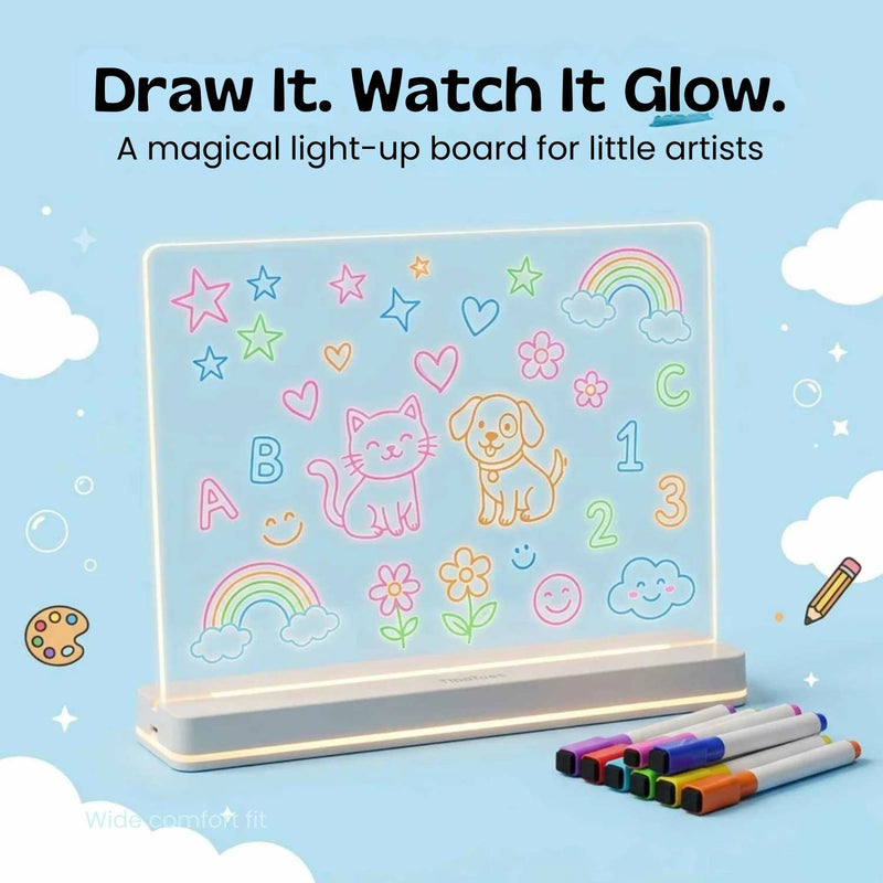 TibaToes™ GlowScribble Light-Up Drawing Board