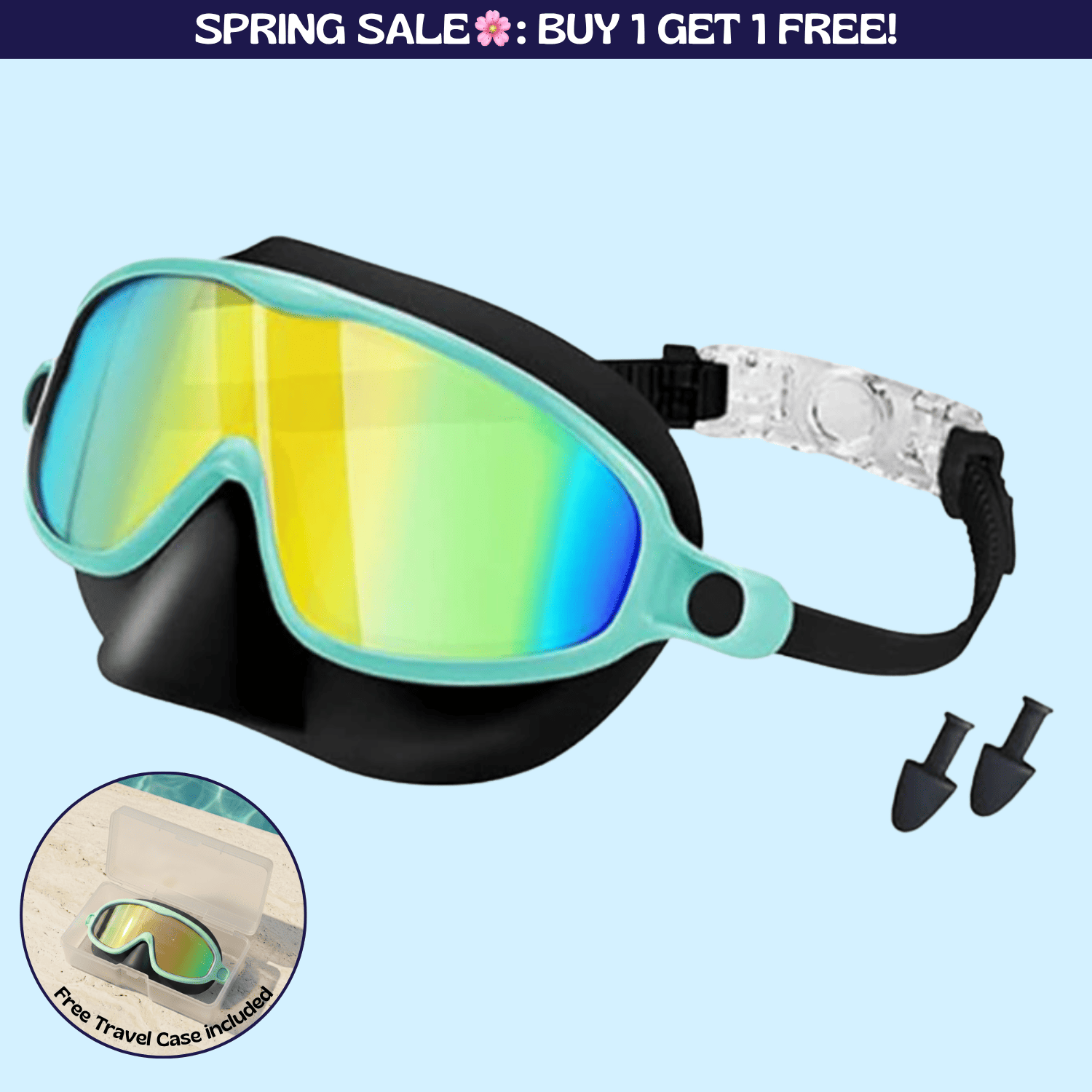 TibaToes™ Clip-On Swim Goggles