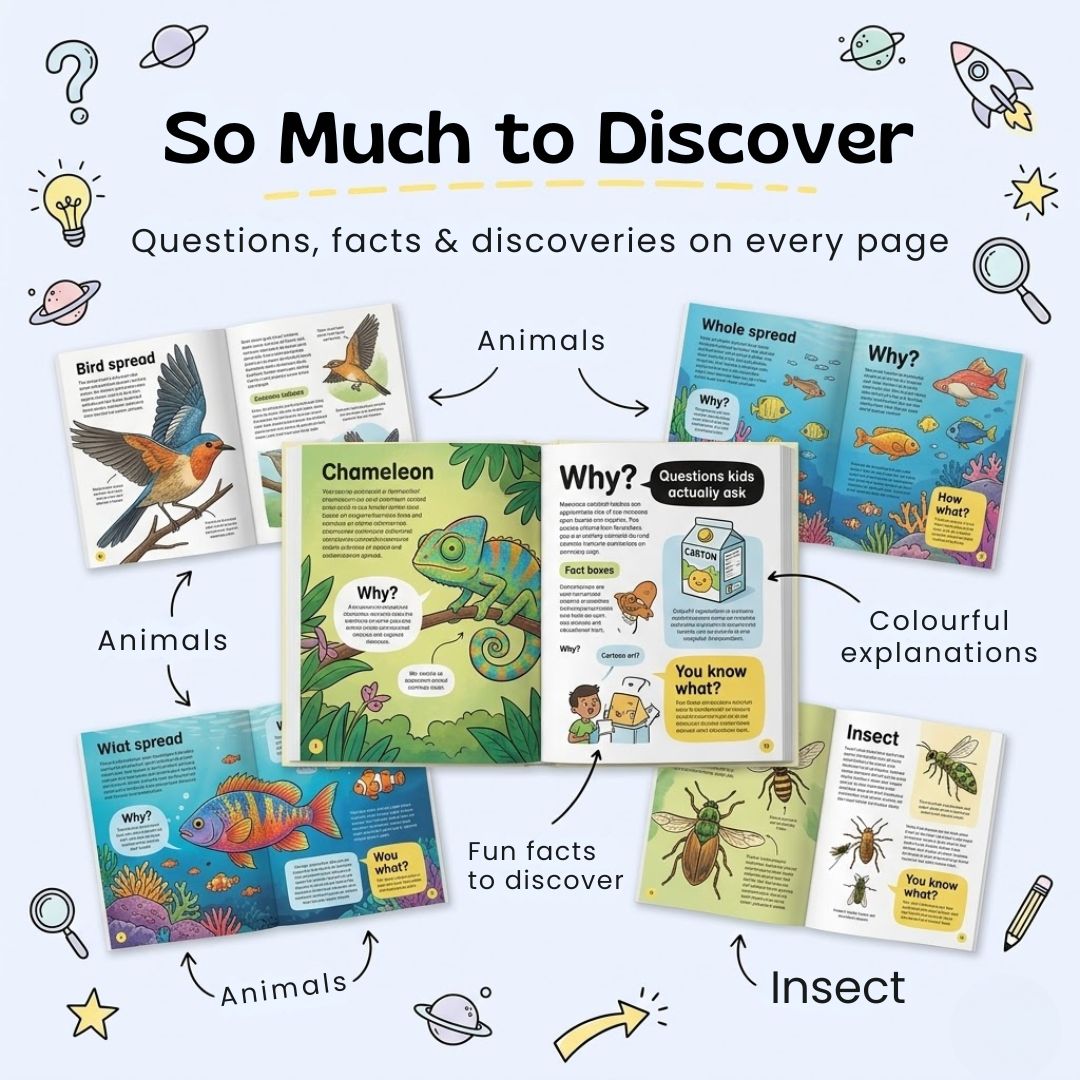 TibaToes™ 100,000 Whys Wonder Book