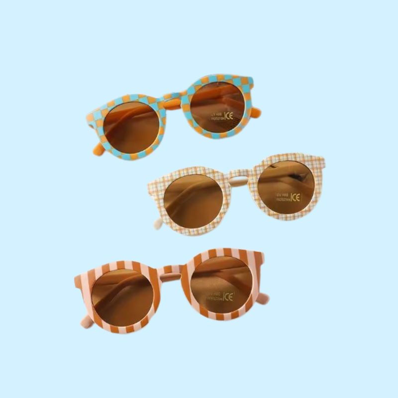 TibaToes Checker Sun Shades