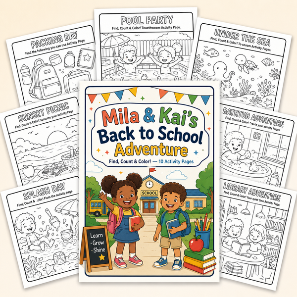 Back to School Coloring Book