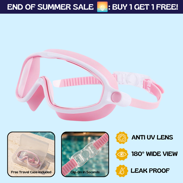 TibaToesβ’ Clip-On Swim Goggles