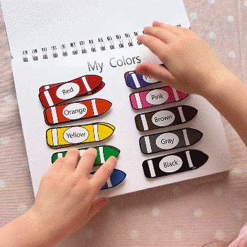 TibaToes™ Montessori Preschool Busy Book