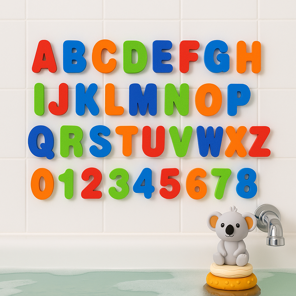Free Bath Letters and Numbers