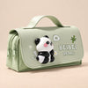 BuddyPack Large Pencil Case. Clean product photograph on a warm beige studio surface.