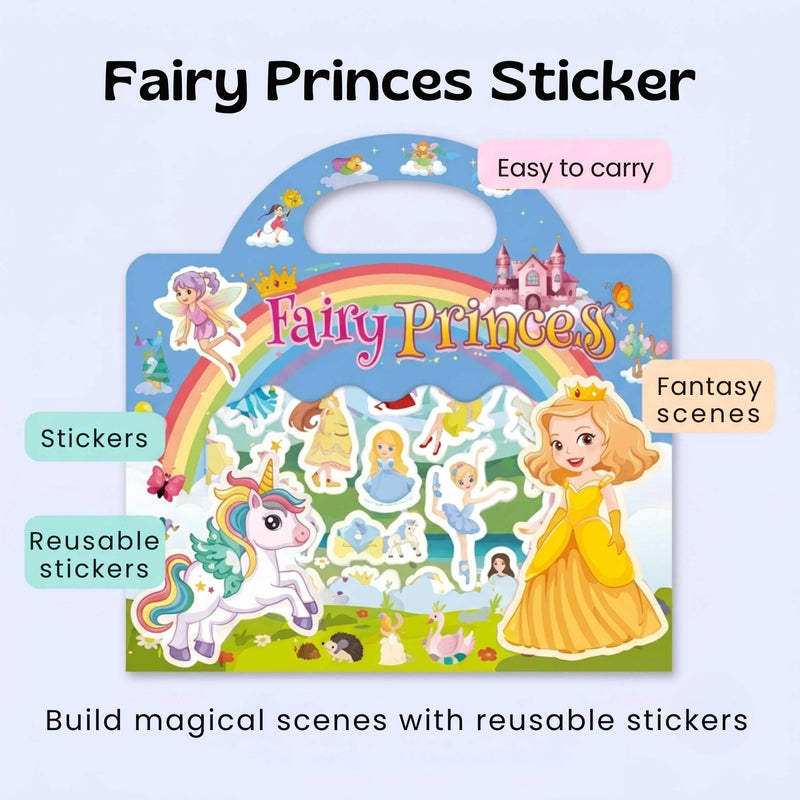 TibaToes™ CarryScene Reusable Sticker Book