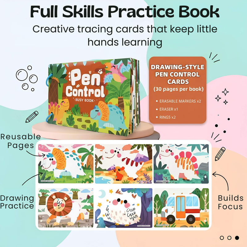 TibaToes™ Pen Control Busy Book
