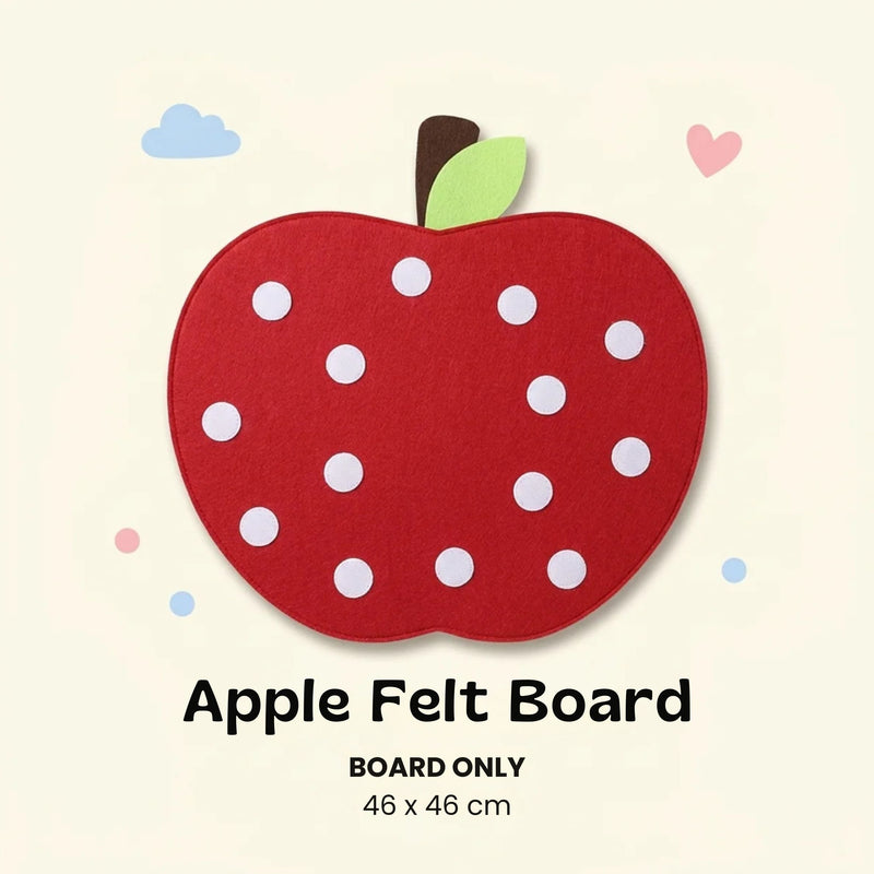 TibaToes™ ApplePatch Felt Food Sorting Board