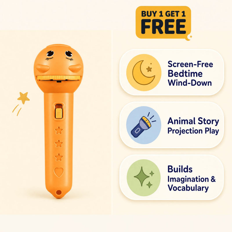 TibaToes Animal Story Projection Flashlight