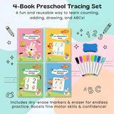 TibaToes™ Trace & Grow Reusable Writing Books