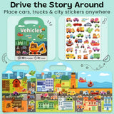 TibaToes™ PuffyScene Reusable Sticker Book