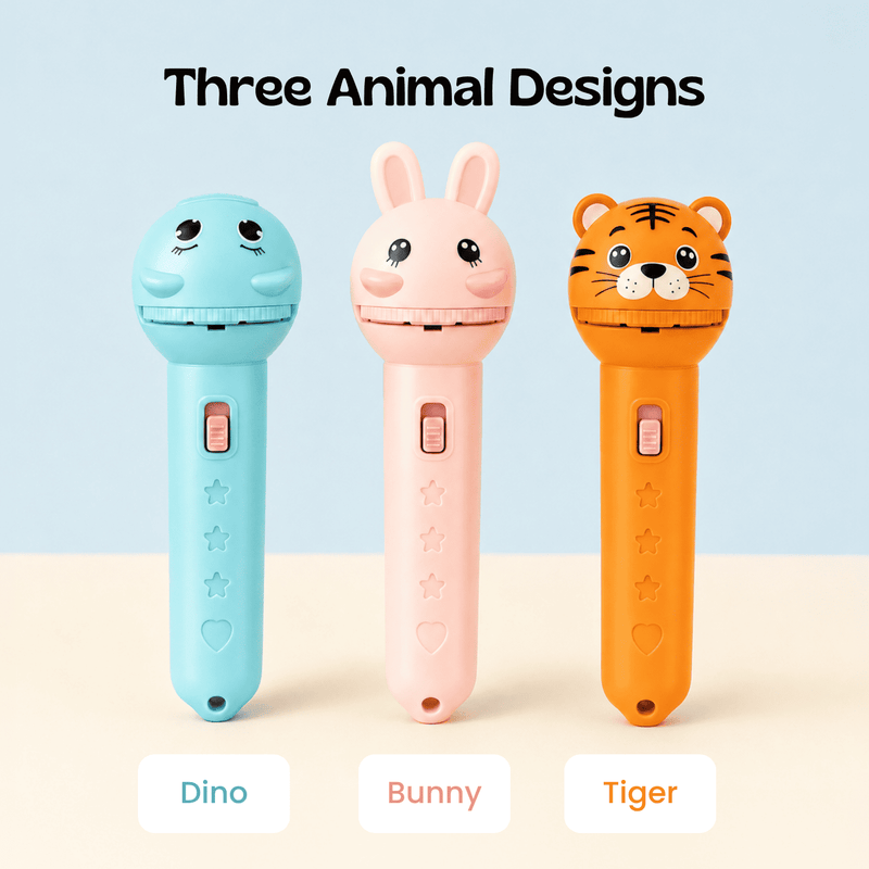 TibaToes Animal Story Projection Flashlight