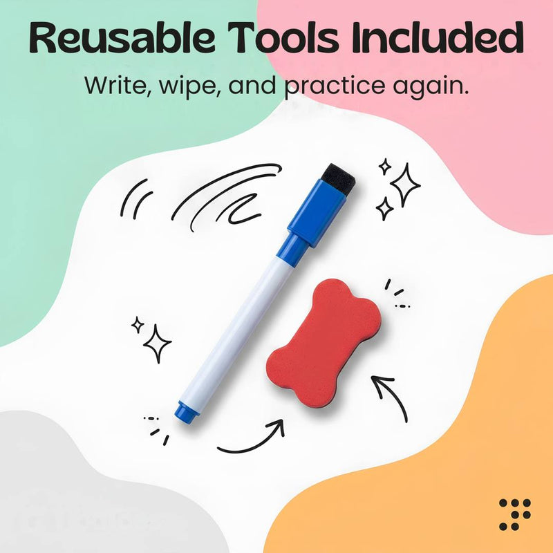 TibaToes™ TraceBuddy Reusable Pen Control Books