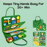 TibaToes™ Montessori Busy Board