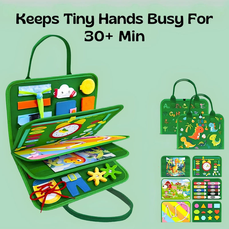 TibaToes™ Montessori Busy Board