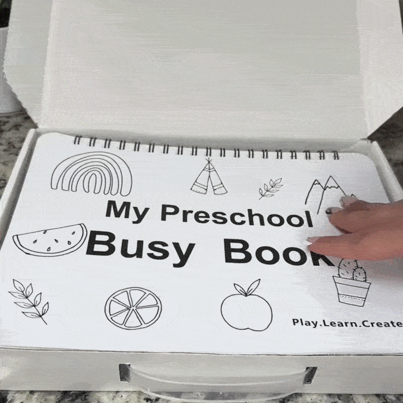 TibaToes™ Montessori Preschool Busy Book image 2
