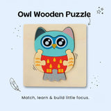 TibaToes™ Shape & Learn Wooden Puzzle