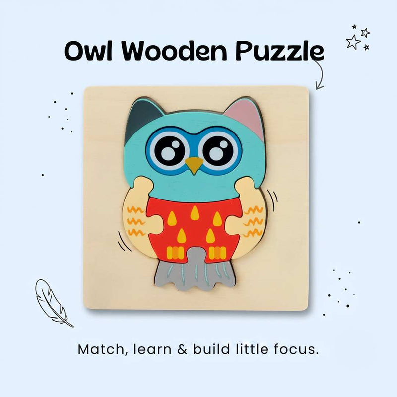 TibaToes™ Shape & Learn Wooden Puzzle