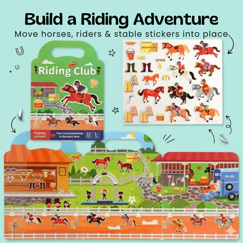 TibaToes™ PuffyScene Reusable Sticker Book