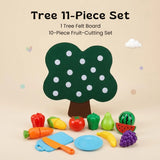 TibaToes™ ApplePatch Felt Food Sorting Board