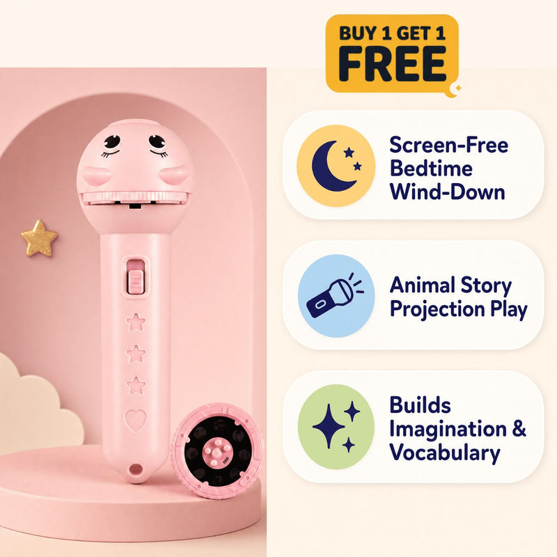 TibaToes Animal Story Projection Flashlight