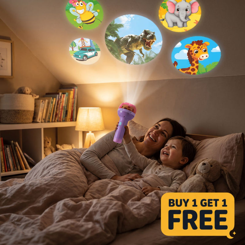 TibaToes Animal Story Projection Flashlight