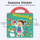 TibaToes™ CarryScene Reusable Sticker Book
