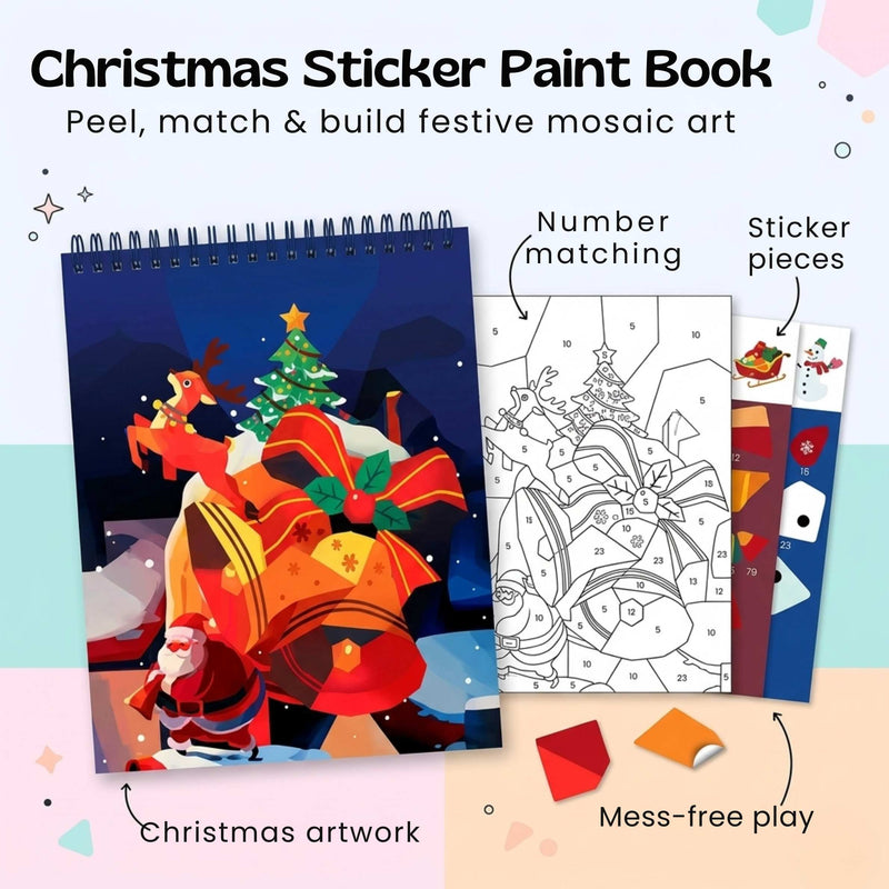 TibaToes™ StickerPaint Number Art Book