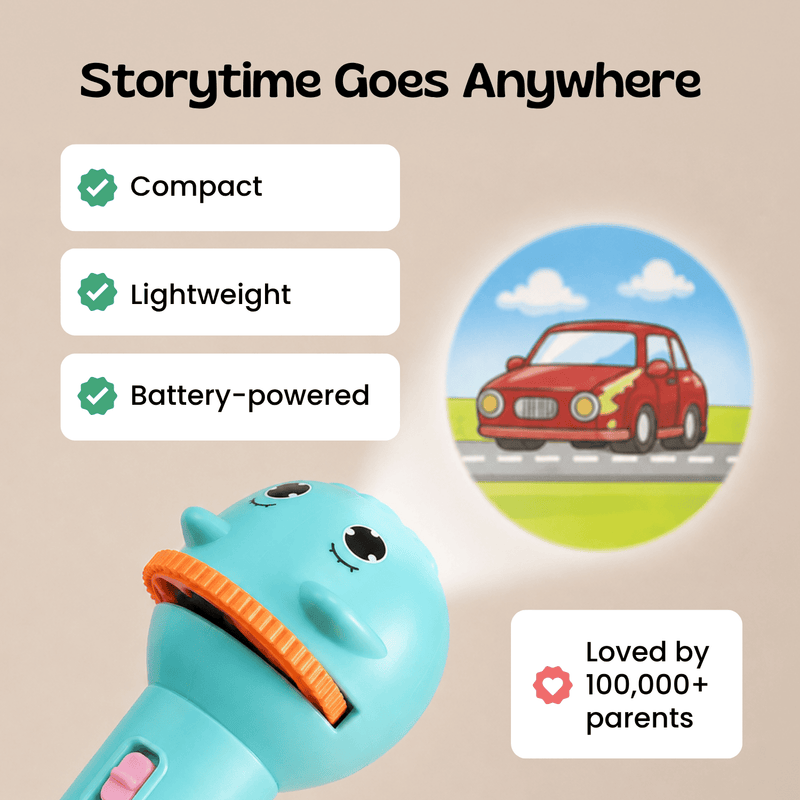 TibaToes™ Animal Story Projection Flashlight