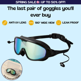 TibaToes Adult Clip-On Swim Goggles