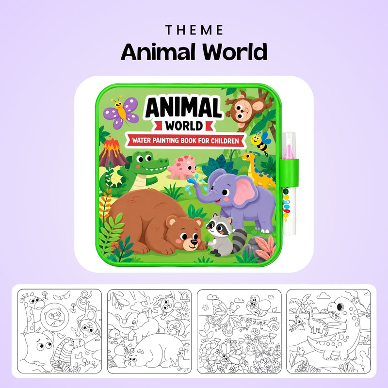 TibaToes™ MagicSplash Water Coloring Book