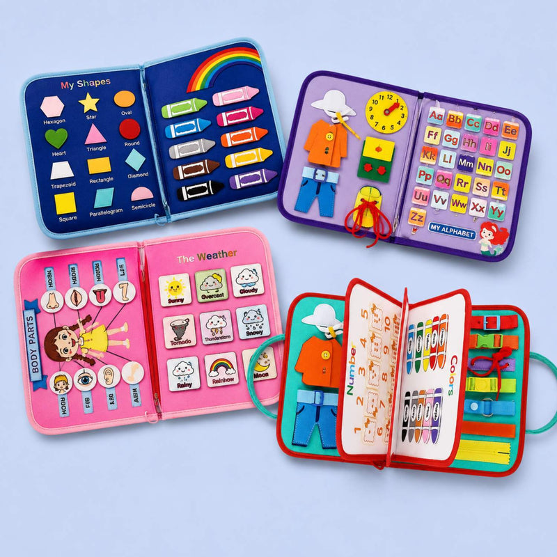 TibaToes™ Montessori Busy Board