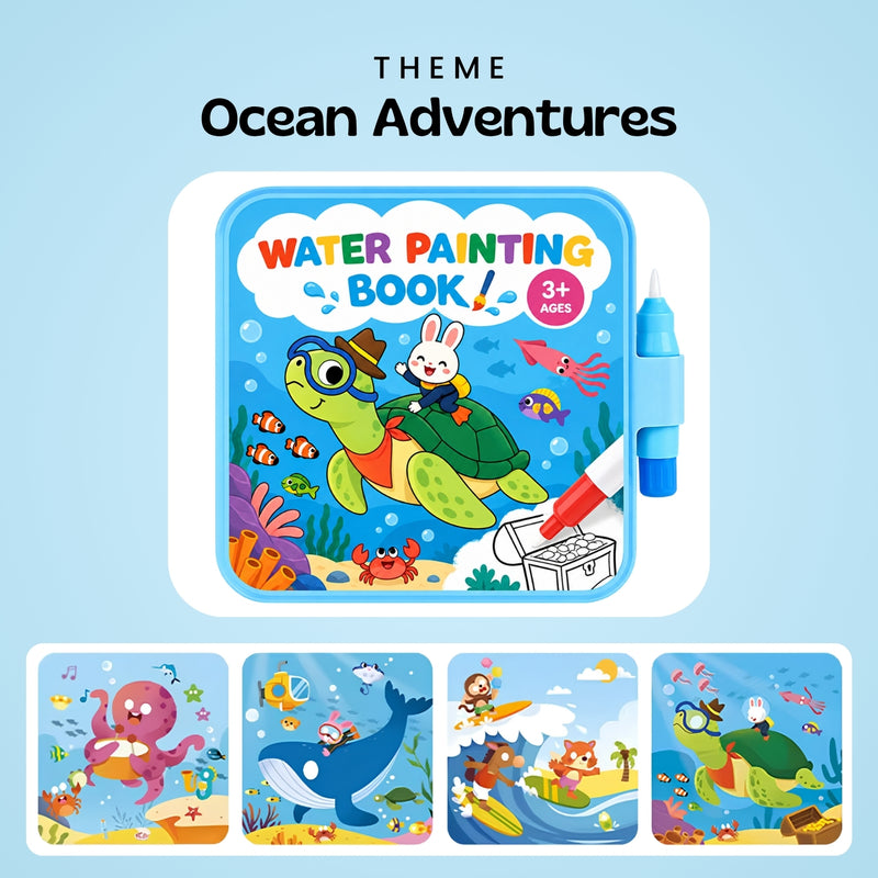 TibaToes™ MagicSplash Water Coloring Book