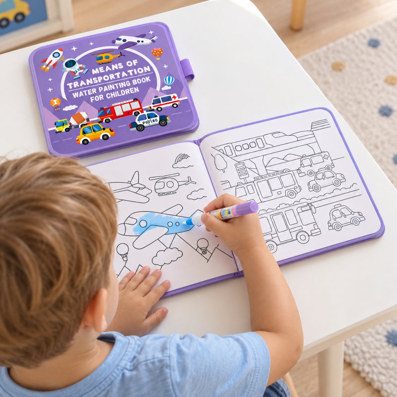TibaToes™ MagicSplash Water Coloring Book