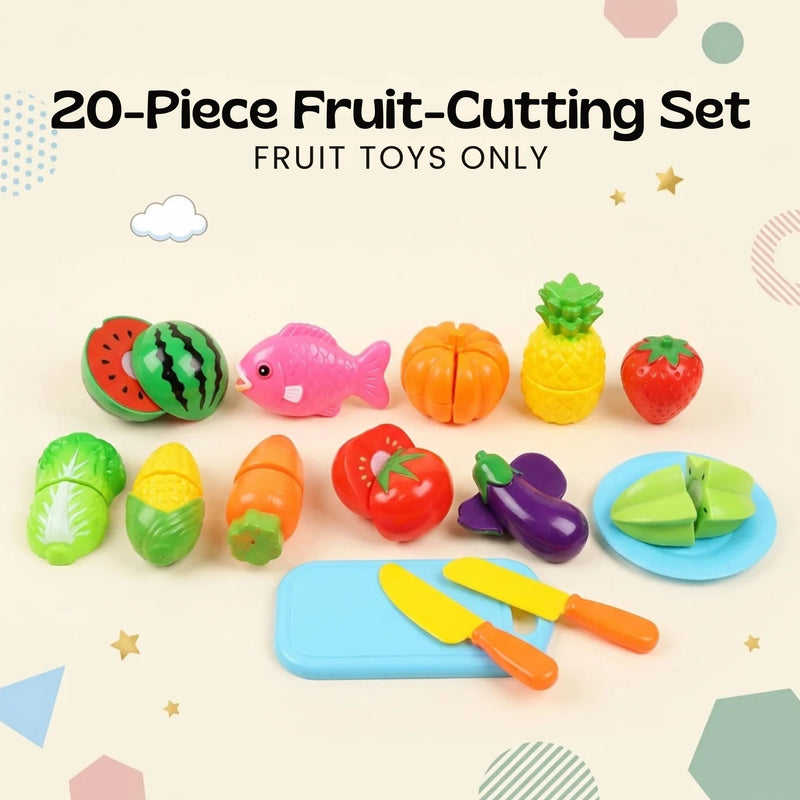 TibaToes™ ApplePatch Felt Food Sorting Board