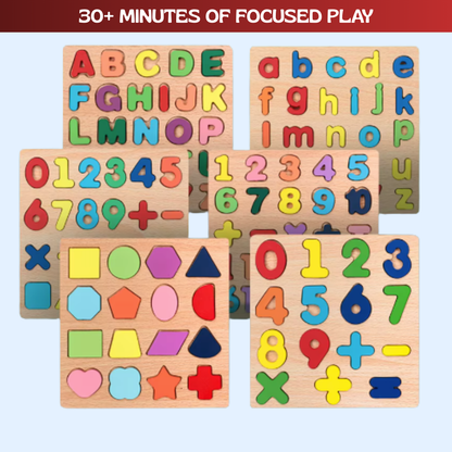 TibaToes™ Montessori Little Learners Puzzle