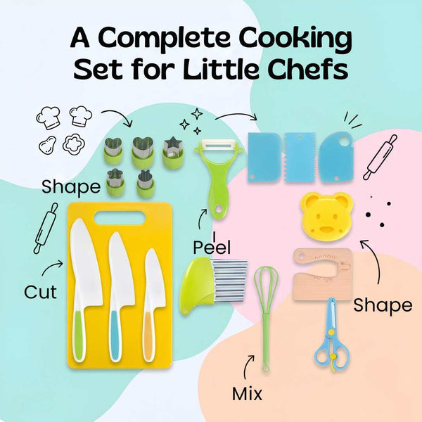 TibaToes Montessori Kitchen Prep Set