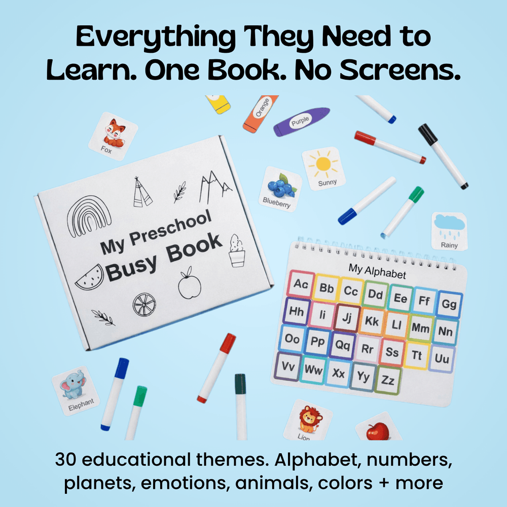 TibaToes™ Montessori Preschool Busy Book