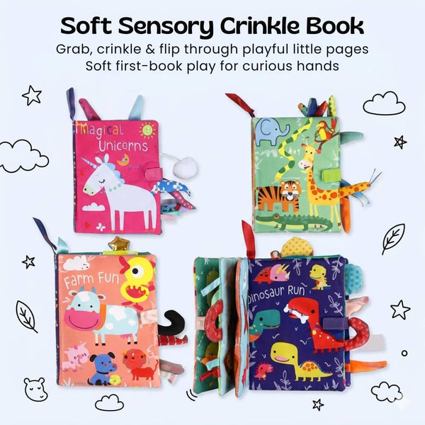TibaToes™ Snuggle Stories Sensory Book