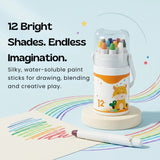 TibaToes™ Silky Twist-Up Crayon Set